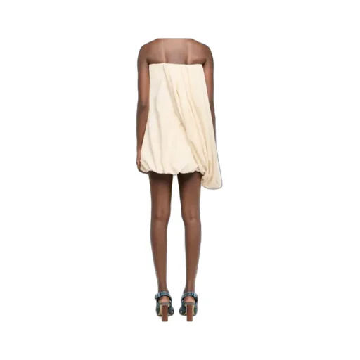 Draped Bustier Dress