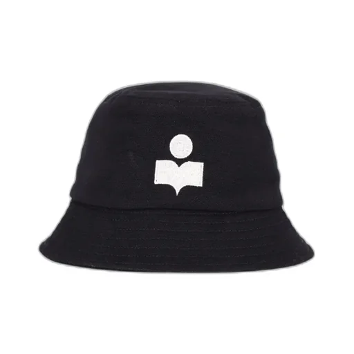 Logo Embroidered Narrow Brim Bucket Hat