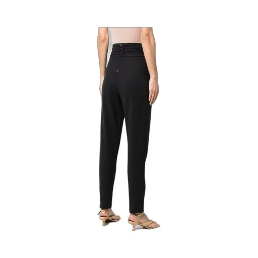 High-Waisted Tapered Trousers