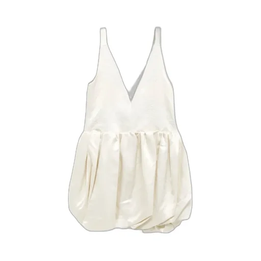 Rolled-Hem Slip Dress