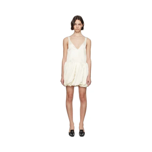 Rolled-Hem Slip Dress