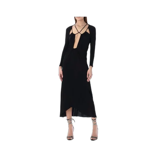 Jadessi Cut-Out Midi Dress