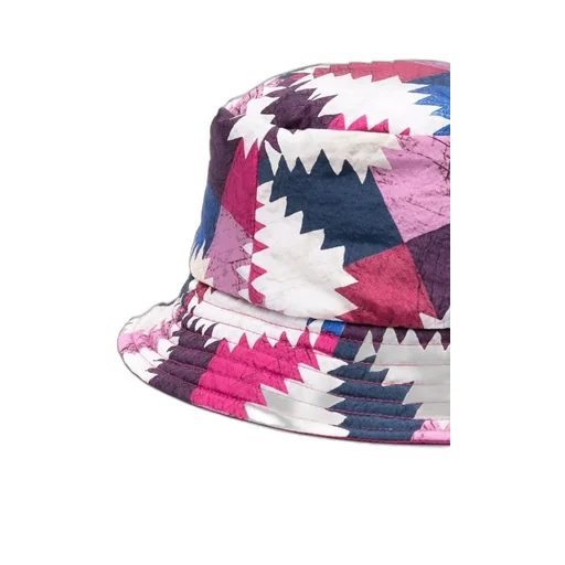 Colour Block-Print Bucket Hat