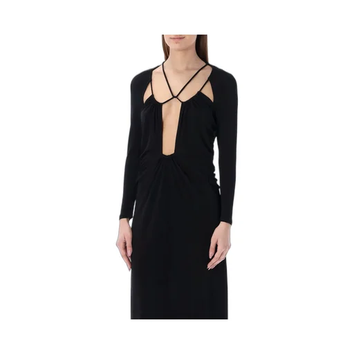 Jadessi Cut-Out Midi Dress