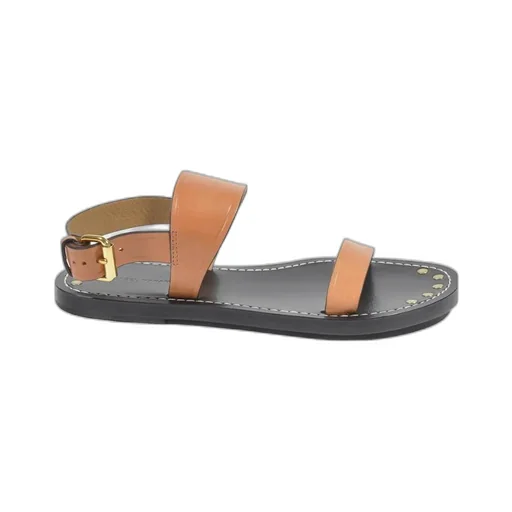 Stud Detailed Buckled Sandals