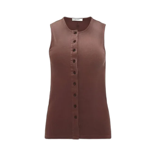 Fine-Ribbed Tank Top