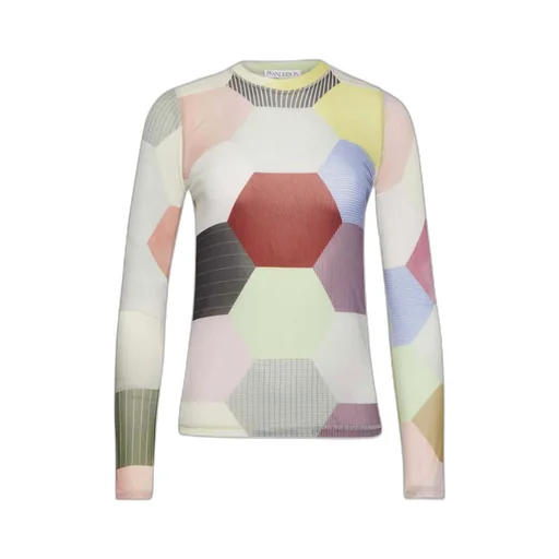 Patchwork-Printed Crewneck T-Shirt