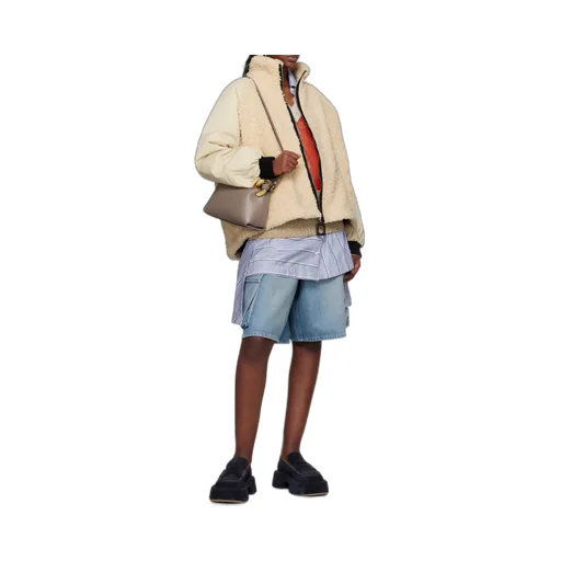 Corner Zip-Up Small Tote Bag