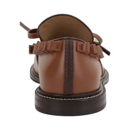 Ruffled Detail Loafers