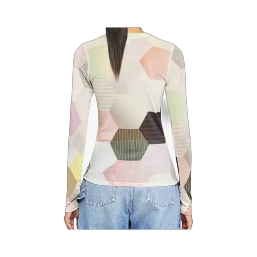 Patchwork-Printed Crewneck T-Shirt