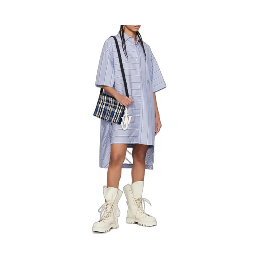 Stepped Hem Shirt Dress