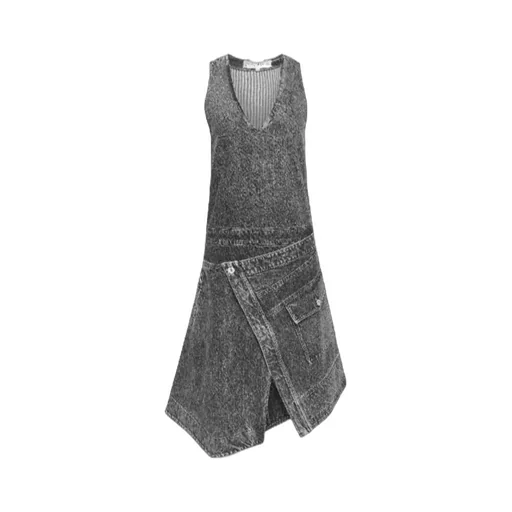 Wrap Sleeveless Dress