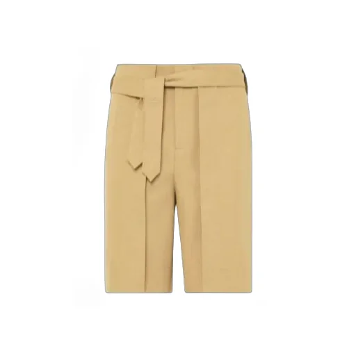 Folded Front Knee-Length Shorts