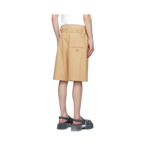 Folded Front Knee-Length Shorts