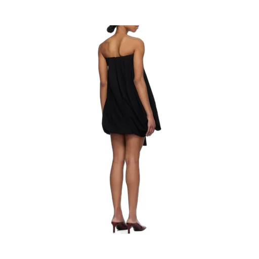 Draped Bustier Dress