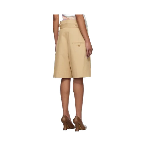 Folded Front Knee-Length Shorts