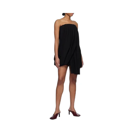 Draped Bustier Dress