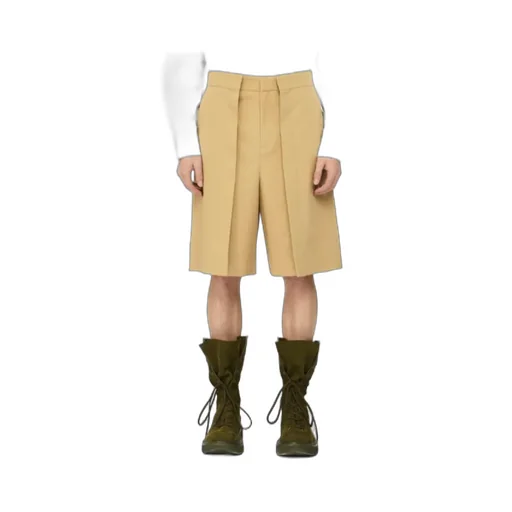Folded Front Knee-Length Shorts