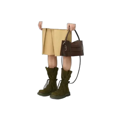 Folded Front Knee-Length Shorts