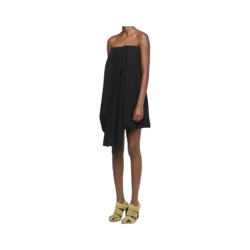 Draped Bustier Dress