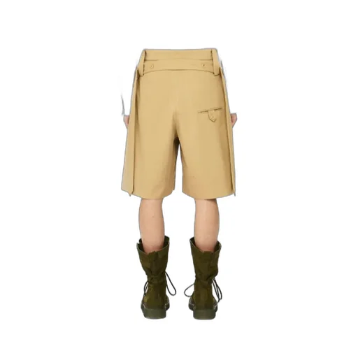 Folded Front Knee-Length Shorts