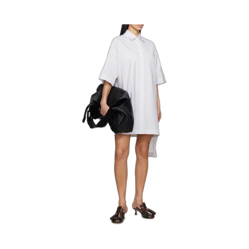 Step-Hem Shirt Dress