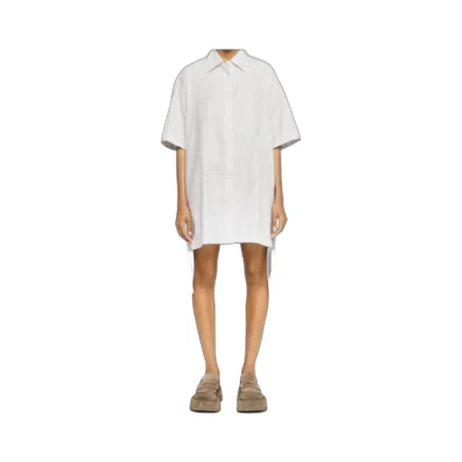 Step-Hem Shirt Dress