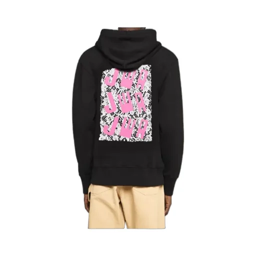 Lace-Panel Hoodie