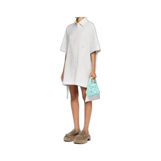 Step-Hem Shirt Dress