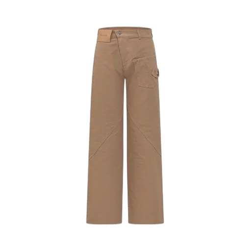 Twisted Wide Leg Workwear Jeans