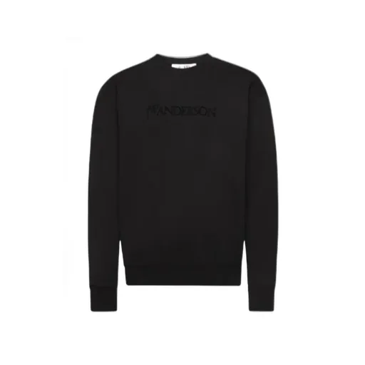 Logo Embroidered Crewneck Sweatshirt