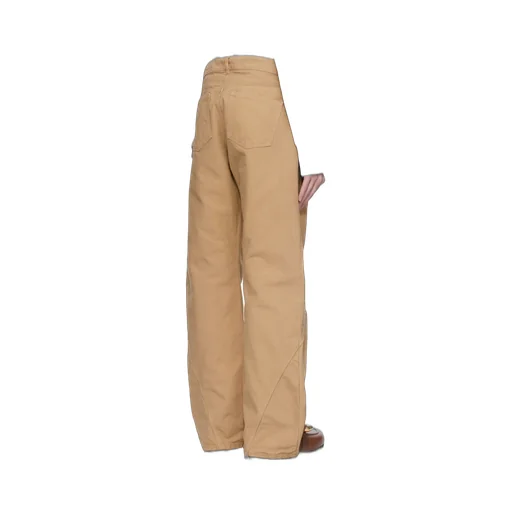 Twisted Straight Leg Jeans