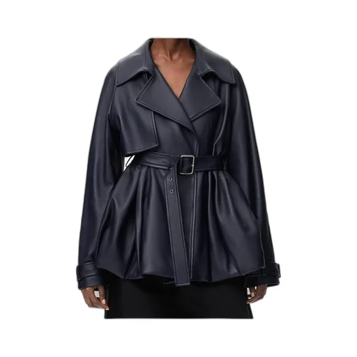 Anagram Embossed Belted Jacket