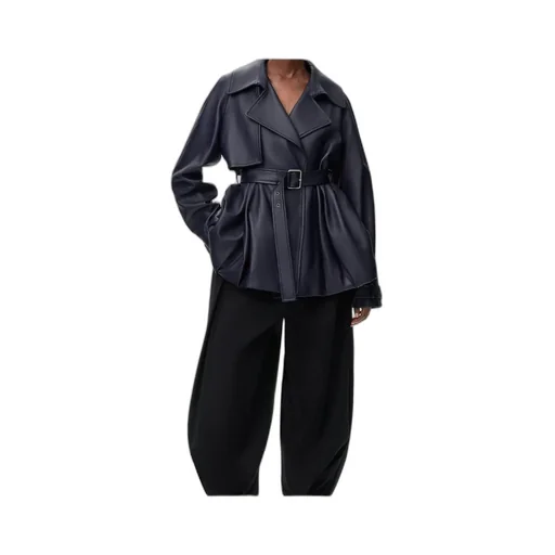 Anagram Embossed Belted Jacket