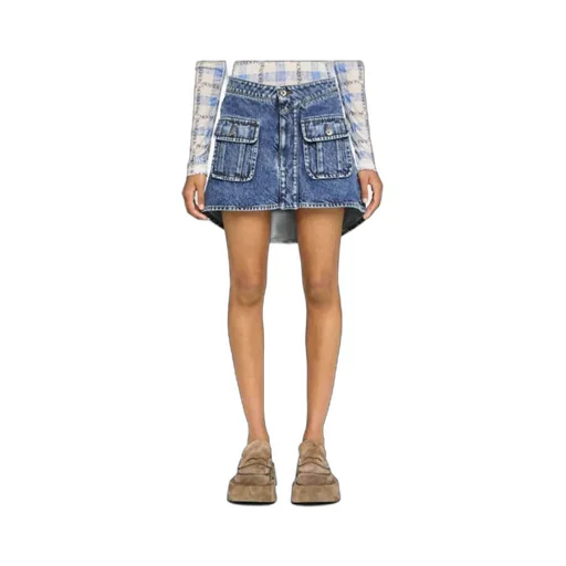 Denim Mini Skirt