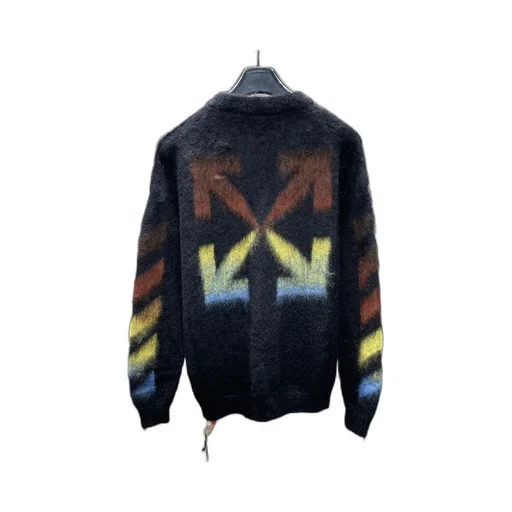 Diagonal Arrows Knitted Jumper