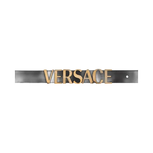 Logo-Lettering Buckle Belt