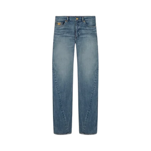 Twisted Wide-Leg Jeans