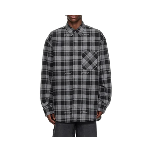 Checked Long-Sleeved Shirt