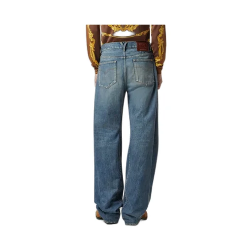 Twisted Wide-Leg Jeans