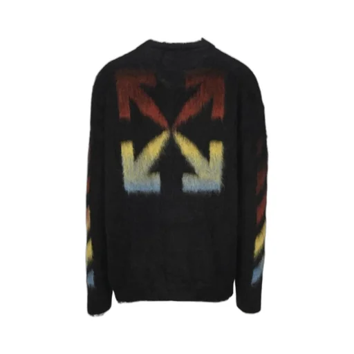 Diagonal Arrows Knitted Jumper