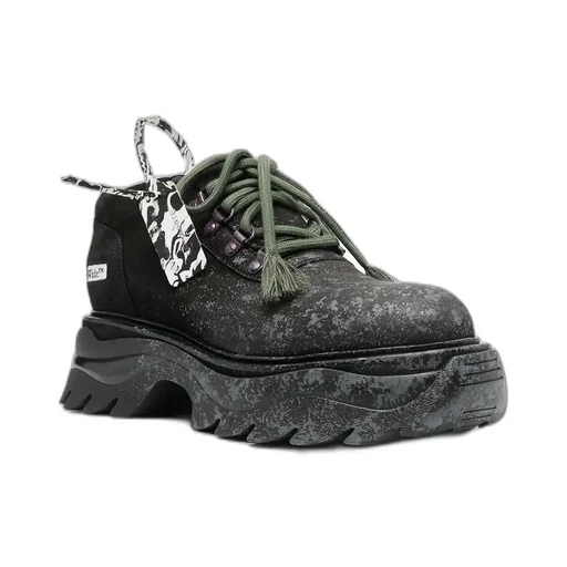 Chunky-Sole Lace-Up Sneakers