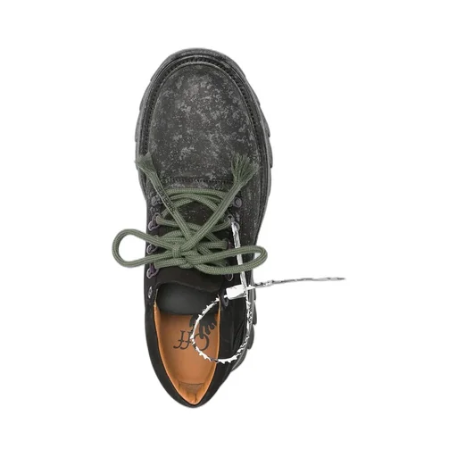 Chunky-Sole Lace-Up Sneakers
