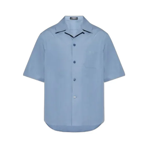 Pattern-Printed Short-Sleeved Shirt