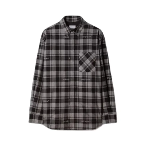 Checked Long-Sleeved Shirt