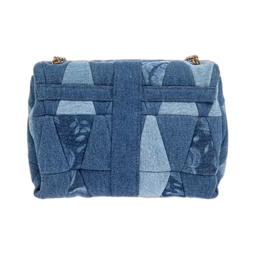 Quilted Denim Shoulder Bag