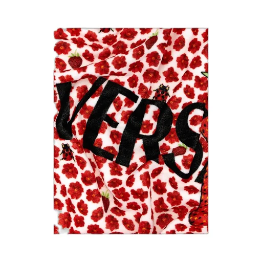 Strawberry Garden Beach Towel