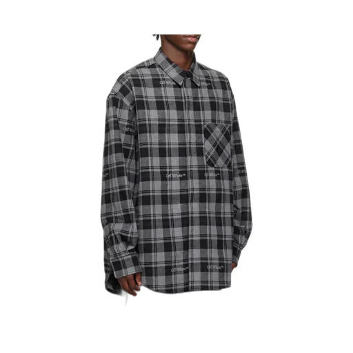 Checked Long-Sleeved Shirt