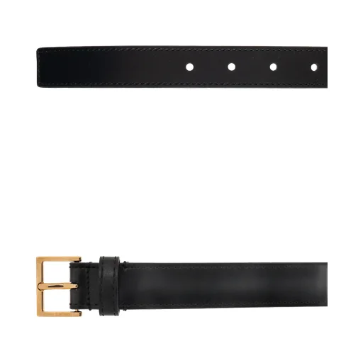 Logo-Lettering Buckle Belt