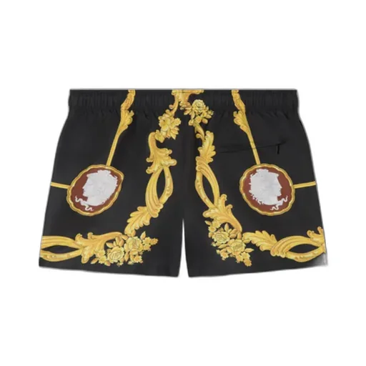 Barocco-Print Swim Shorts